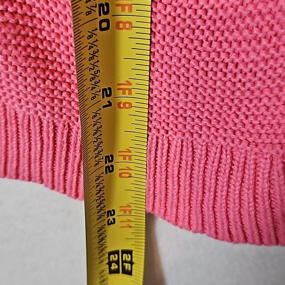 LOFT Pink Sleeveless Knit Button Front Sweater Tank Top - Picture 6 of 7